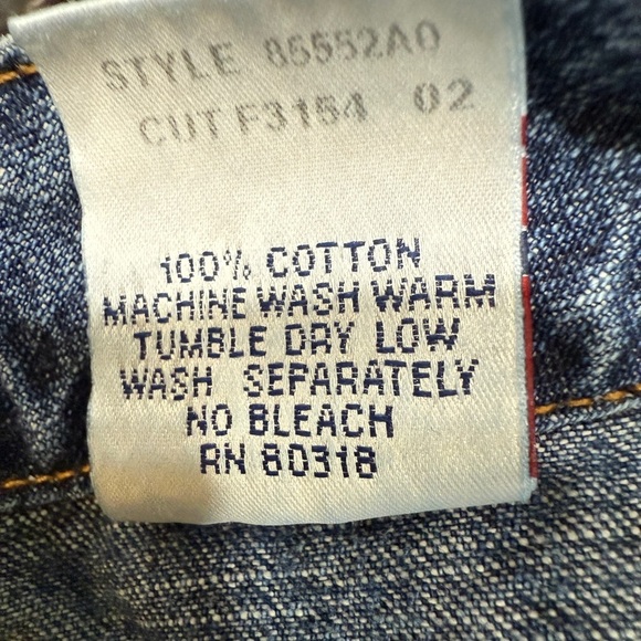 VTG Lucky Brand Indigo Denim Cotton Skirt Y2K 90s Vintage - Picture 6 of 7